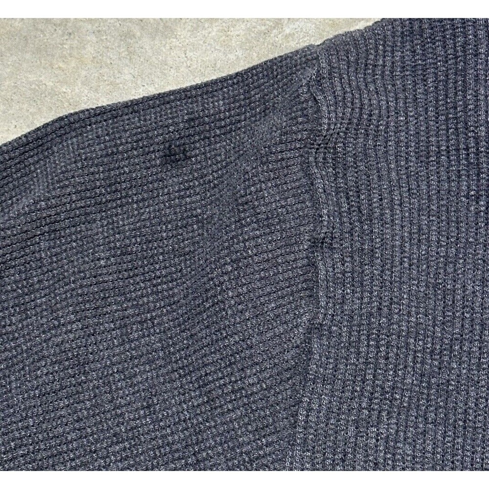 Vintage Harley Davidson Waffle Knit Thermal Long Sleeve Henley Shirt Sz XL - Picture 3 of 8